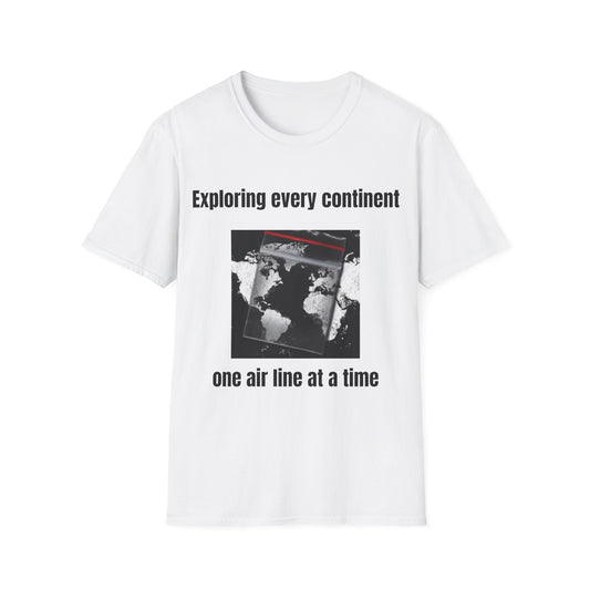 Exploring Every Continent, One Air Line At a TimeT-Shirt